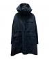 MONCLER（モンクレール）の古着「MEUDON/フード付きドローイングコート」｜ネイビー