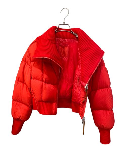 MONCLER（モンクレール）MONCLER (モンクレール) JADEITE（ジャダイト）・タートルネックダウンジャケット レッド サイズ:00の古着・服飾アイテム