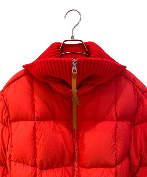 MONCLER（モンクレール）MONCLER (モンクレール) JADEITE（ジャダイト）・タートルネックダウンジャケット レッド サイズ:00の古着・服飾アイテム
