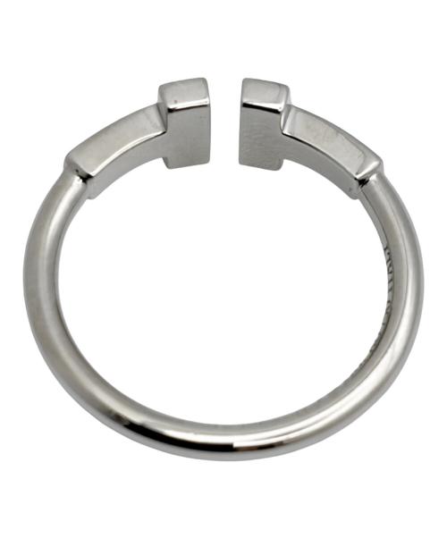 TIFFANY & Co.（ティファニー）TIFFANY & Co. (ティファニー アンド コー) Tワイヤー ダイヤモンドリング サイズ:7号の古着・服飾アイテム