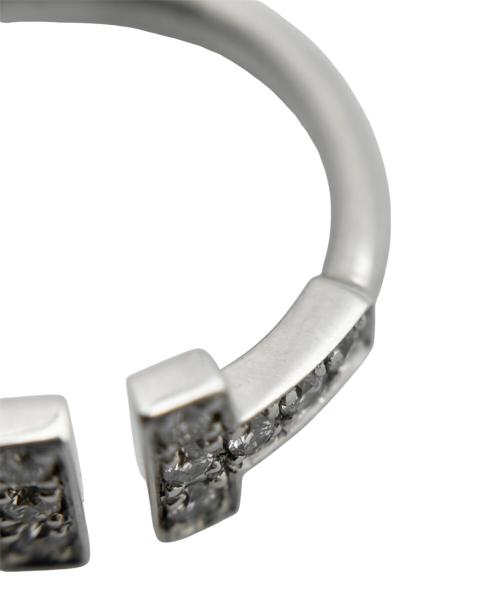 TIFFANY & Co.（ティファニー）TIFFANY & Co. (ティファニー アンド コー) Tワイヤー ダイヤモンドリング サイズ:7号の古着・服飾アイテム