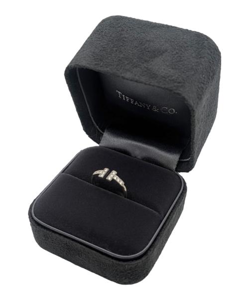 TIFFANY & Co.（ティファニー）TIFFANY & Co. (ティファニー アンド コー) Tワイヤー ダイヤモンドリング サイズ:7号の古着・服飾アイテム
