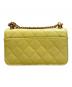CHANEL (シャネル) ココマークチェーンウォレット ライムイエロー：400000円