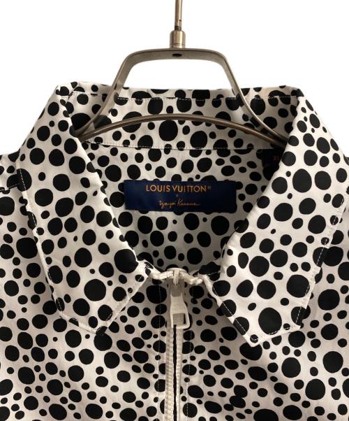 LOUIS VUITTON（ルイ ヴィトン）LOUIS VUITTON (ルイ ヴィトン) 草間彌生 (クサマヤヨイ) 23SS インフィニティドットジップアップブルゾン ホワイト×ブラック サイズ:XL 未使用品の古着・服飾アイテム