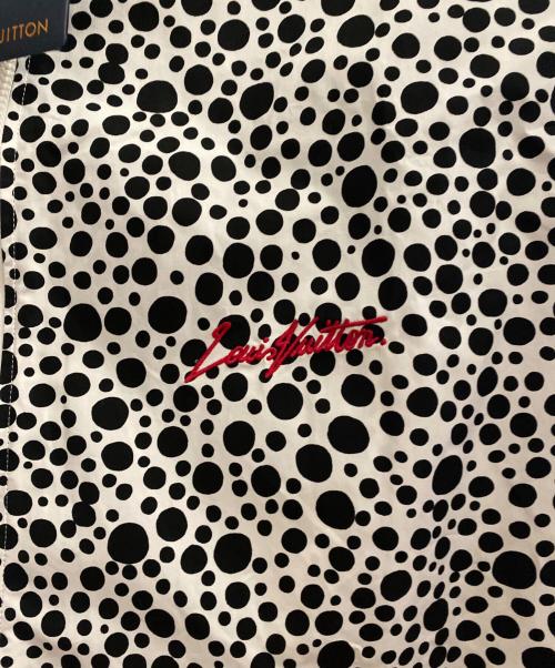 LOUIS VUITTON（ルイ ヴィトン）LOUIS VUITTON (ルイ ヴィトン) 草間彌生 (クサマヤヨイ) 23SS インフィニティドットジップアップブルゾン ホワイト×ブラック サイズ:XL 未使用品の古着・服飾アイテム