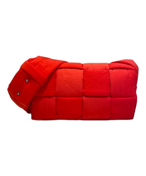 BOTTEGA VENETA（ボッテガベネタ）BOTTEGA VENETA (ボッテガベネタ) パデットテックカセットショルダーバッグ オレンジの古着・服飾アイテム