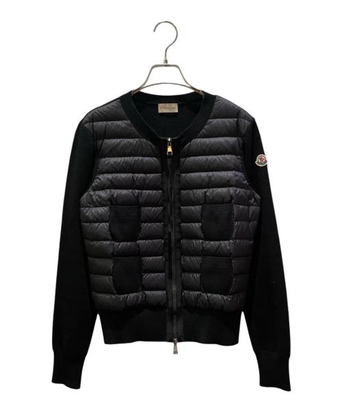 MONCLER（モンクレール）MONCLER (モンクレール) cardigan tricot/ダウンジャケット ブラック サイズ:Mの古着・服飾アイテム
