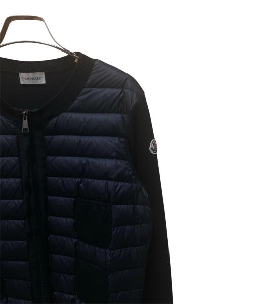 MONCLER（モンクレール）MONCLER (モンクレール) cardigan tricot/ダウンジャケット ブラック サイズ:Mの古着・服飾アイテム
