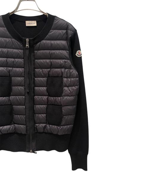 MONCLER（モンクレール）MONCLER (モンクレール) cardigan tricot/ダウンジャケット ブラック サイズ:Mの古着・服飾アイテム