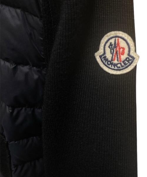 MONCLER（モンクレール）MONCLER (モンクレール) cardigan tricot/ダウンジャケット ブラック サイズ:Mの古着・服飾アイテム
