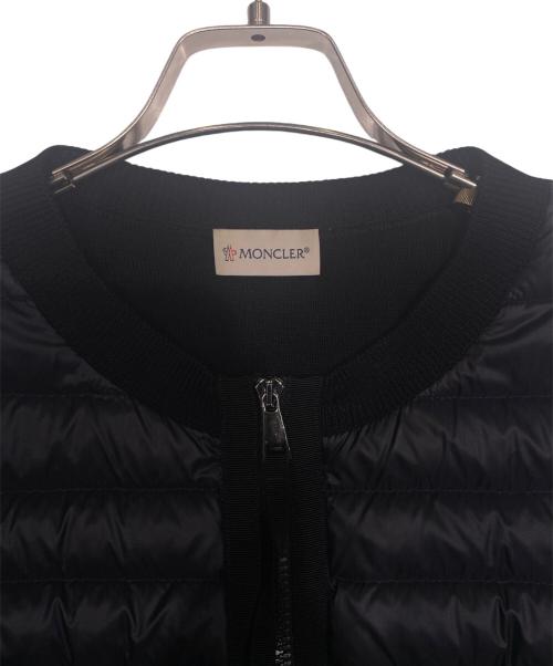 MONCLER（モンクレール）MONCLER (モンクレール) cardigan tricot/ダウンジャケット ブラック サイズ:Mの古着・服飾アイテム