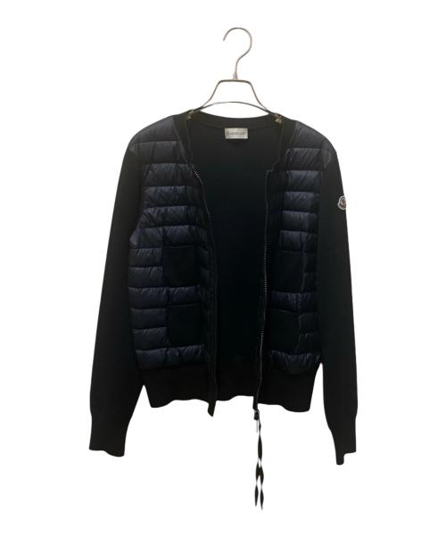 MONCLER（モンクレール）MONCLER (モンクレール) cardigan tricot/ダウンジャケット ブラック サイズ:Mの古着・服飾アイテム