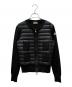 MONCLER（モンクレール）の古着「cardigan tricot/ダウンジャケット」｜ブラック