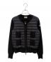 MONCLER（モンクレール）の古着「cardigan tricot/ダウンジャケット」｜ブラック