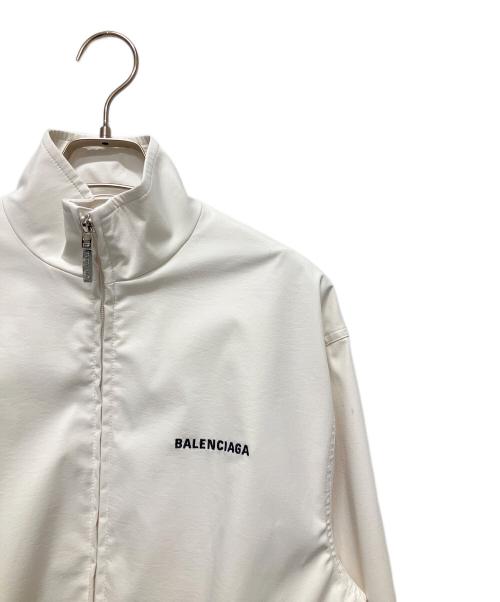 BALENCIAGA（バレンシアガ）BALENCIAGA (バレンシアガ) ロゴジップアップジャケット ホワイト サイズ:XXSの古着・服飾アイテム
