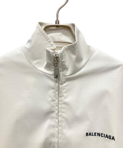 BALENCIAGA（バレンシアガ）BALENCIAGA (バレンシアガ) ロゴジップアップジャケット ホワイト サイズ:XXSの古着・服飾アイテム