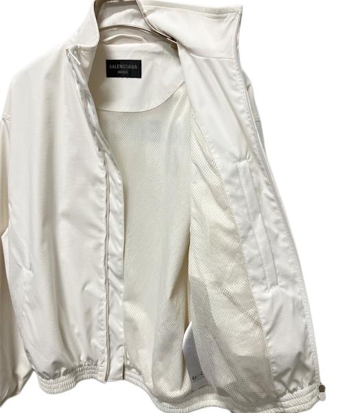 BALENCIAGA（バレンシアガ）BALENCIAGA (バレンシアガ) ロゴジップアップジャケット ホワイト サイズ:XXSの古着・服飾アイテム