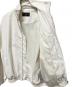 中古・古着 BALENCIAGA (バレンシアガ) ロゴジップアップジャケット ホワイト サイズ:XXS：100000円
