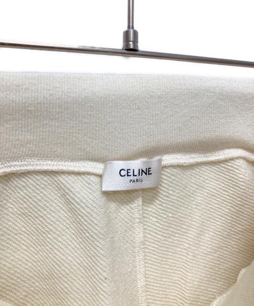 CELINE（セリーヌ）CELINE (セリーヌ) トリオンフロゴスウェットショートパンツ　2Z057450I ベージュ サイズ:XSの古着・服飾アイテム