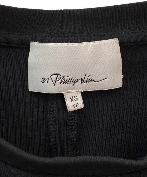3.1 phillip lim（スリーワンフィリップリム）3.1 phillip lim (スリーワンフィリップリム) 半袖ブラウス ブラック サイズ:XSの古着・服飾アイテム
