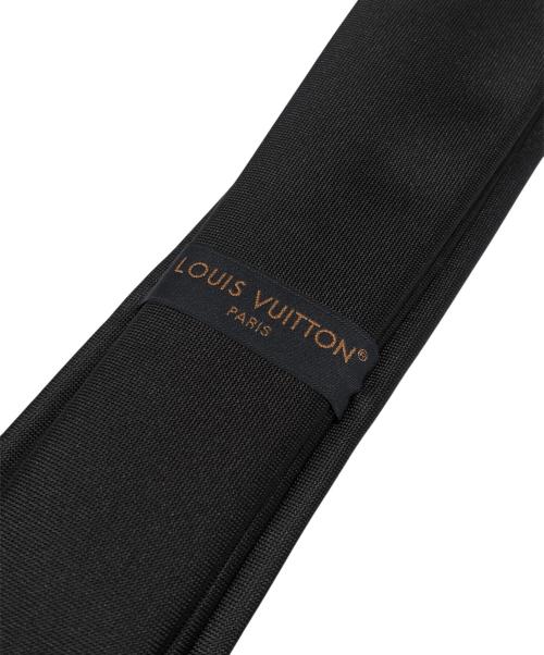 LOUIS VUITTON（ルイ ヴィトン）LOUIS VUITTON (ルイ ヴィトン) ネクタイ・モノグラムグラディエント7CM ブラック サイズ:FREEの古着・服飾アイテム