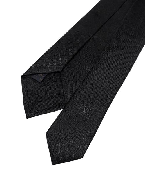 LOUIS VUITTON（ルイ ヴィトン）LOUIS VUITTON (ルイ ヴィトン) ネクタイ・モノグラムグラディエント7CM ブラック サイズ:FREEの古着・服飾アイテム