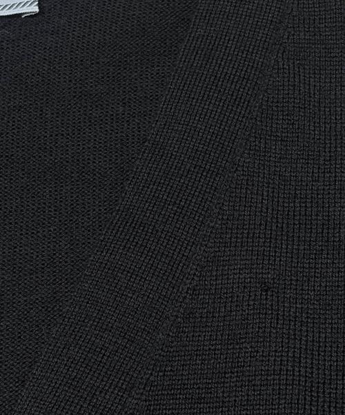 PRADA（プラダ）PRADA (プラダ) ニットカーディガン ブラック サイズ:38の古着・服飾アイテム