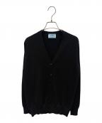 PRADAプラダ）の古着「ニットカーディガン」｜ブラック
