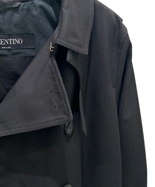 VALENTINO（ヴァレンティノ）VALENTINO (ヴァレンティノ) トレンチコート ブラック サイズ:48の古着・服飾アイテム