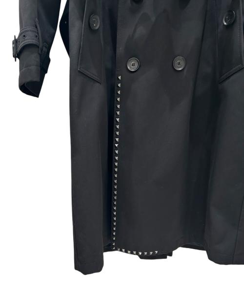 VALENTINO（ヴァレンティノ）VALENTINO (ヴァレンティノ) トレンチコート ブラック サイズ:48の古着・服飾アイテム