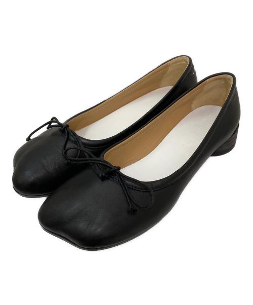 MM6 Maison Margiela（エムエムシックスメゾンマルジェラ）MM6 Maison Margiela (エムエムシックスメゾンマルジェラ) ANATOMIC BALLERINE ブラック サイズ:38の古着・服飾アイテム