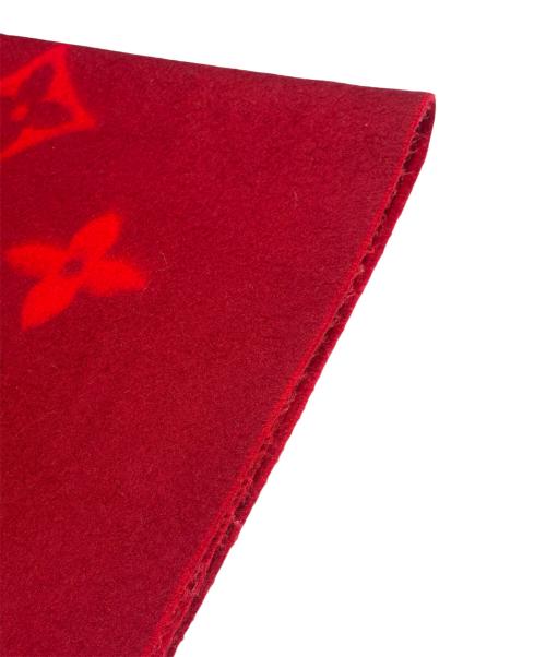 LOUIS VUITTON（ルイ ヴィトン）LOUIS VUITTON (ルイ ヴィトン) マフラー・レイキャビック レッドの古着・服飾アイテム