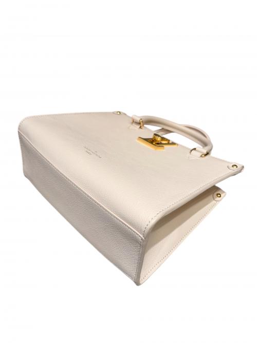 LOUIS VUITTON（ルイ ヴィトン）LOUIS VUITTON (ルイ ヴィトン) ロック＆ゴー/2WAYバッグ/ショルダーバッグ/ハンドバッグ アイボリー×ゴールド金具の古着・服飾アイテム