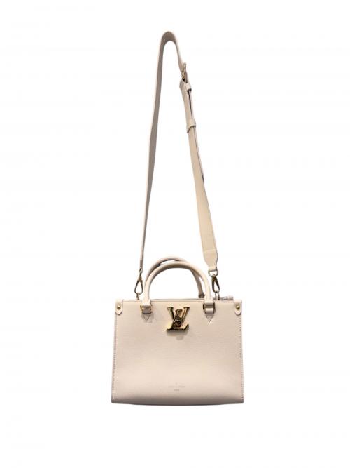 LOUIS VUITTON（ルイ ヴィトン）LOUIS VUITTON (ルイ ヴィトン) ロック＆ゴー/2WAYバッグ/ショルダーバッグ/ハンドバッグ アイボリー×ゴールド金具の古着・服飾アイテム