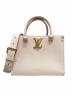 LOUIS VUITTON（ルイ ヴィトン）の古着「ロック＆ゴー/2WAYバッグ/ショルダーバッグ/ハンドバッグ」｜アイボリー×ゴールド金具
