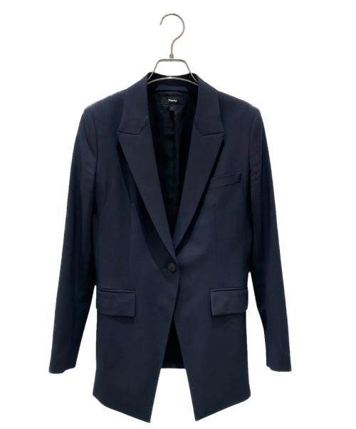 theory（セオリー）theory (セオリー) Traceable Wool Etiennette Blazer ネイビー サイズ:2の古着・服飾アイテム