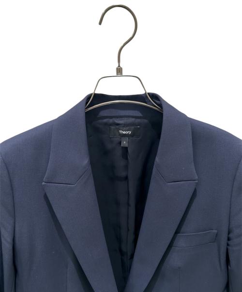 theory（セオリー）theory (セオリー) Traceable Wool Etiennette Blazer ネイビー サイズ:2の古着・服飾アイテム