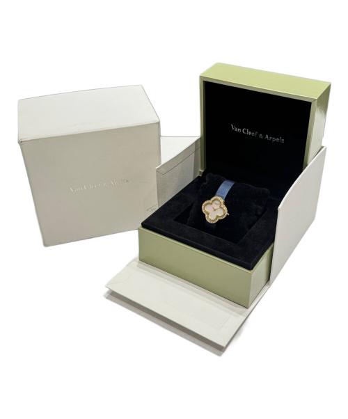 VAN CLEEF & ARPELS（ヴァンクリーフ＆アーペル）VAN CLEEF & ARPELS (ヴァンクリーフ＆アーペル) アルハンブラ スモール モデル ウォッチ シェル文字盤 サイズ:27mmの古着・服飾アイテム