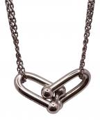TIFFANY & Co.ティファニー）の古着「ハードウェアダブルリンクネックレス/ペンダント」