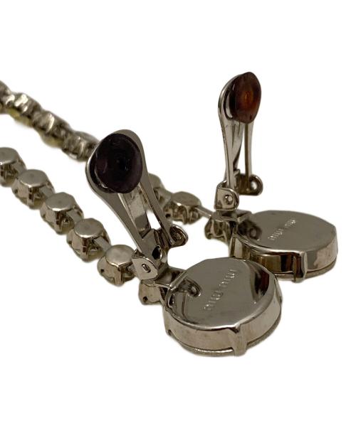 MIU MIU（ミュウミュウ）MIU MIU (ミュウミュウ) クリスタルイヤリングの古着・服飾アイテム