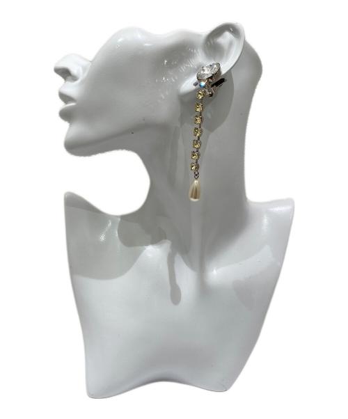 MIU MIU（ミュウミュウ）MIU MIU (ミュウミュウ) クリスタルイヤリングの古着・服飾アイテム