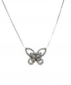 GRAFFグラフ）の古着「ミニ バタフライ シルエット ダイヤモンド ペンダント」