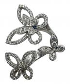 GRAFFグラフ）の古着「トリプル バタフライ シルエットダイヤモンド リング」