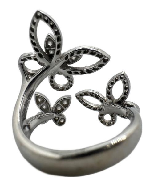 GRAFF（グラフ）GRAFF (グラフ) トリプル バタフライ シルエットダイヤモンド リング サイズ:7号の古着・服飾アイテム