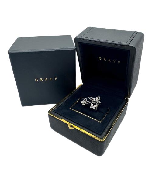 GRAFF（グラフ）GRAFF (グラフ) トリプル バタフライシルエットダイヤモンドリング/ホワイトゴールド/ジュエリー サイズ:7号の古着・服飾アイテム