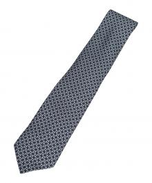 HERMES（エルメス）の古着「総柄ネクタイ」｜ブルー