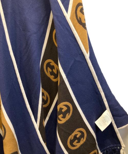 GUCCI（グッチ）GUCCI (グッチ) インターロッキングG ケープ　581603 4G184 ネイビー サイズ:-の古着・服飾アイテム