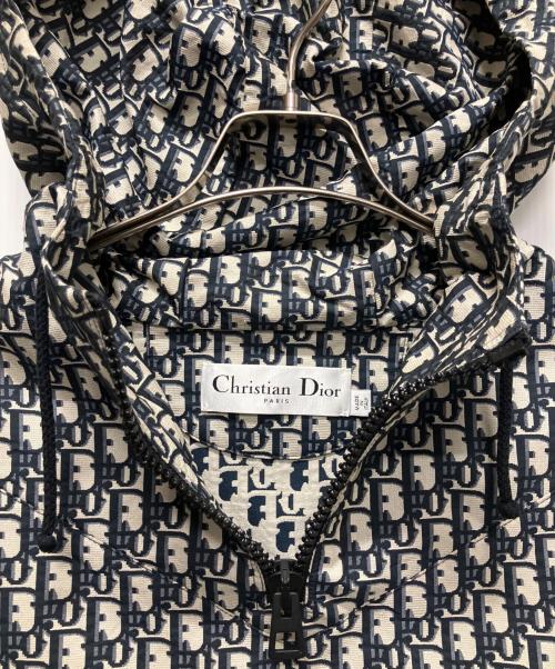 Christian Dior（クリスチャン ディオール）Christian Dior (クリスチャン ディオール) アノラックパーカー　	117C10A2970－X5803 ホワイト×ネイビー サイズ:XSの古着・服飾アイテム