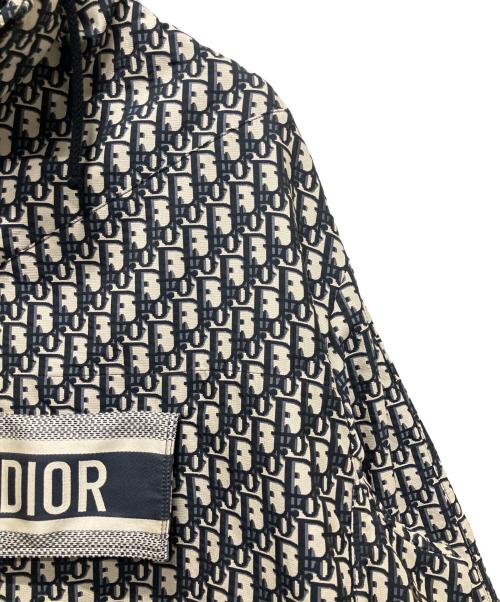 Christian Dior（クリスチャン ディオール）Christian Dior (クリスチャン ディオール) アノラックパーカー　	117C10A2970－X5803 ホワイト×ネイビー サイズ:XSの古着・服飾アイテム