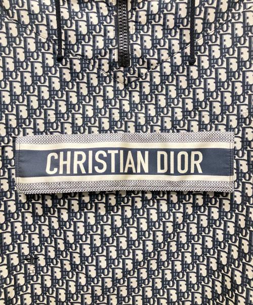 Christian Dior（クリスチャン ディオール）Christian Dior (クリスチャン ディオール) アノラックパーカー　	117C10A2970－X5803 ホワイト×ネイビー サイズ:XSの古着・服飾アイテム
